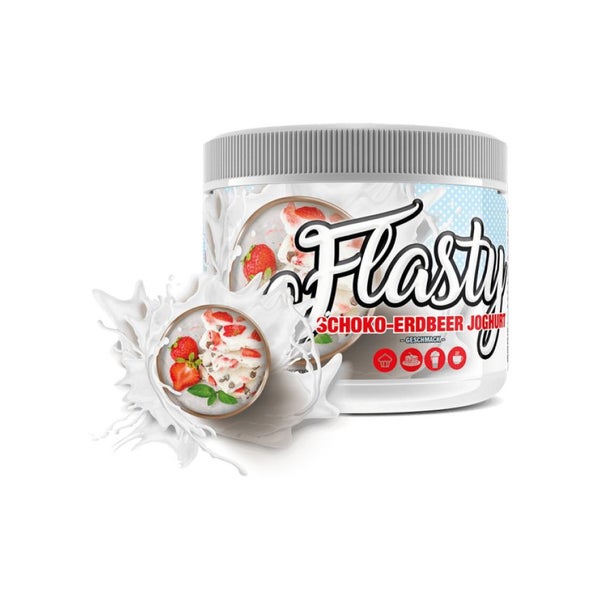 Sinob Flasty Geschmackspulver  Schokolade Joghurt Erdbeere