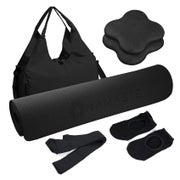 YOGA-FITNESS-SET 5-IN-1 - ESSENTIAL-PAKET MIT TASCHE MATTE SOCKEN GURT KNIEPOLSTER ONAMASTE 1 St