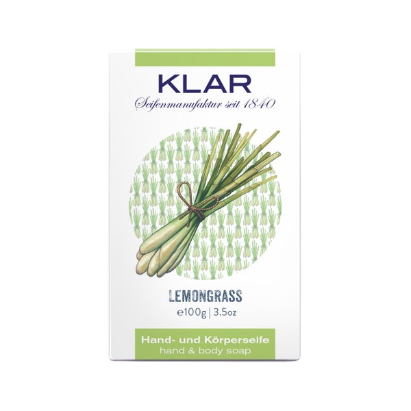 Klar's Seife Lemongras Seife palmölfrei 100 g