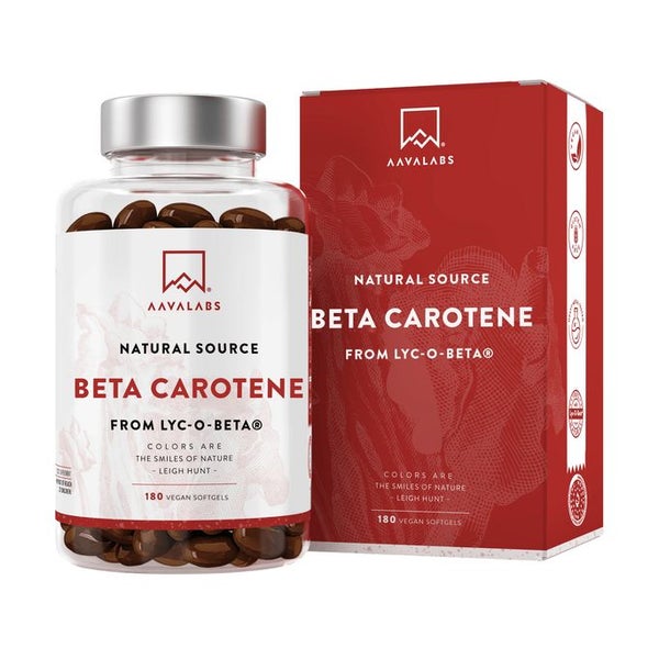 Aavalabs Beta-Carotin 25.000 IE, 180 Softgel-Kapseln 180 St