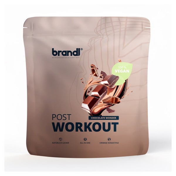 brandl® Protein-Pulver All-in-One VEGAN Schoko | veganes Eiweißpulver aus Protein, Kreatin, Elektrolyten & Superfoods 1000 g