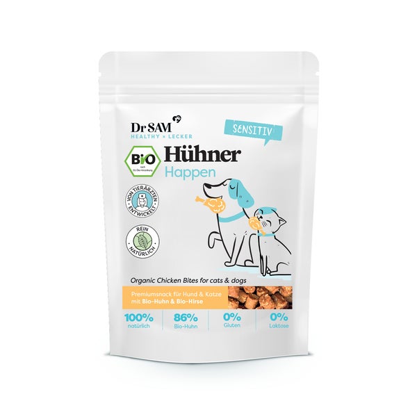 Dr. SAM Bio Hühner Happen - Snacks für deinen Hund 500 g