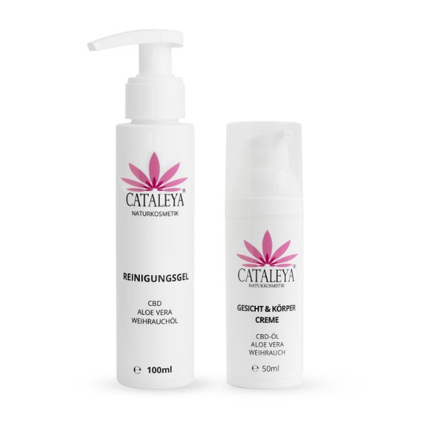 CATALEYA CBD Hanf Kosmetikset Creme & Reinigungsgel 150 ml