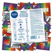 Produktabbildung: «Pride» Vorratsbeutel – 144 anatomische Latexkondome (144 Kondome) 144 St