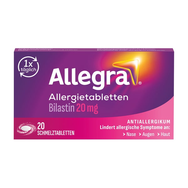 Allegra Schmelztabletten 20 St