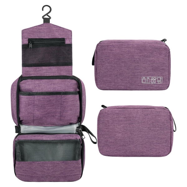 Kulturbeutel Hängend Wasserdicht Kosmetiktasche Lila S-24,3x 1 St