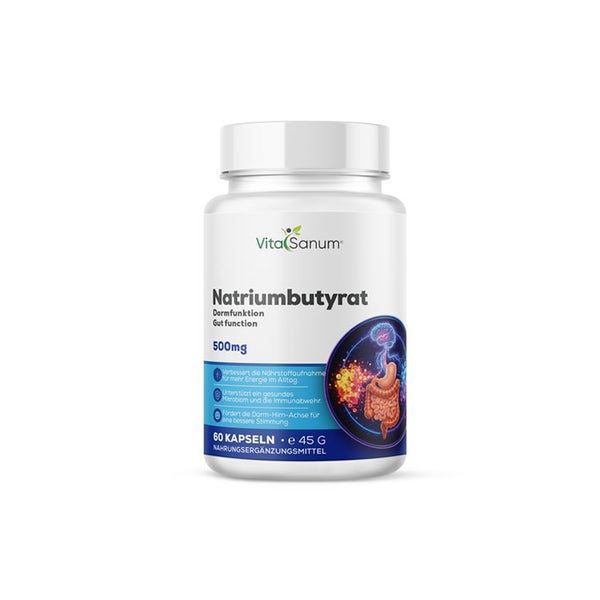 VitaSanum® - Natriumbutyrat 600 mg 60 Kapseln 60 St