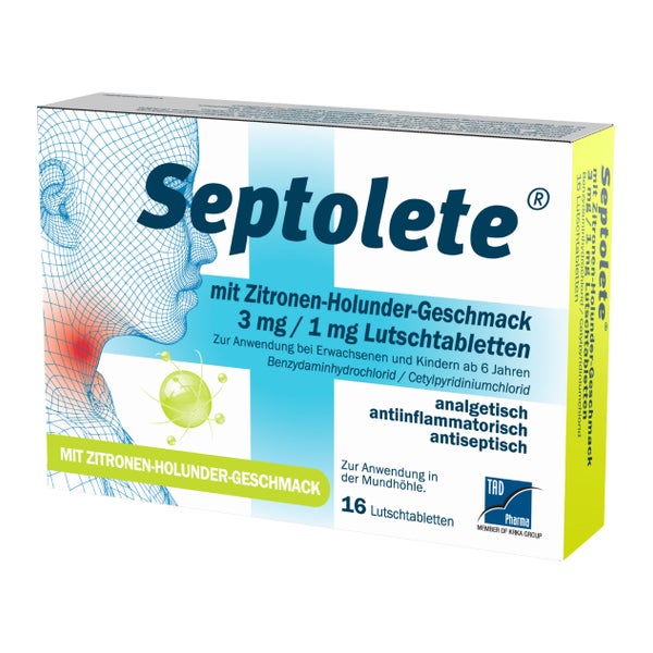 Septolete Zitronen-Holunder Geschmack 16 St