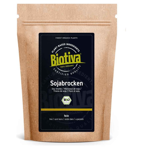 Biotiva Sojabrocken fein Bio 400 g