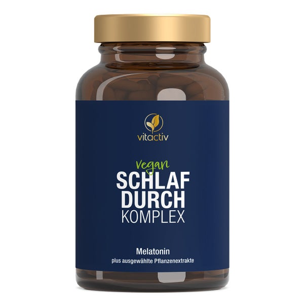 Vitactiv SCHLAFDURCH KOMPLEX – Melatonin 60 St