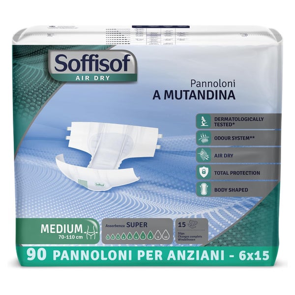 Soffisof Air Dry Super M, Windeln für Erwachsene 90 St