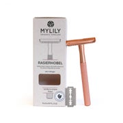 MYLILY Rasierhobel inklusive 5 Klingen - Roségold