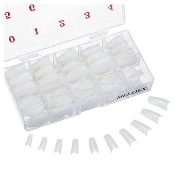 Falsche Nägel Acryl Französisch 500 Stücke Box Frauen natur 1 St