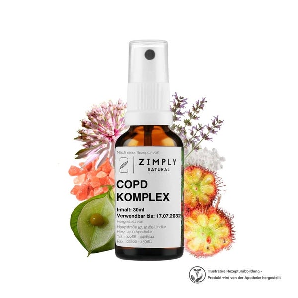 ZIMPLY NATURAL COPD - Pflanzenbasierte Rezeptur 30 ml