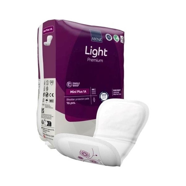 Abena Light Premium Mini Plus 1A Inkontinenzeinlagen 16X16 St