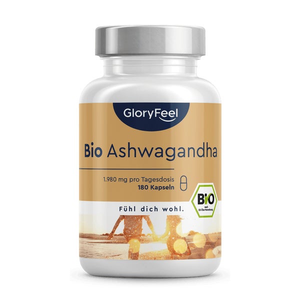 gloryfeel® Bio Ashwagandha - 1.980 mg 180 St