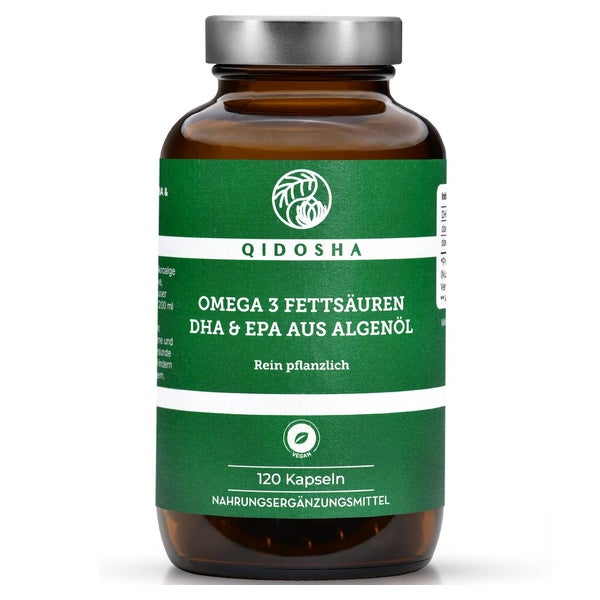 Omega 3 Fettsäuren aus Algenöl (vegan) im Glas 216 g