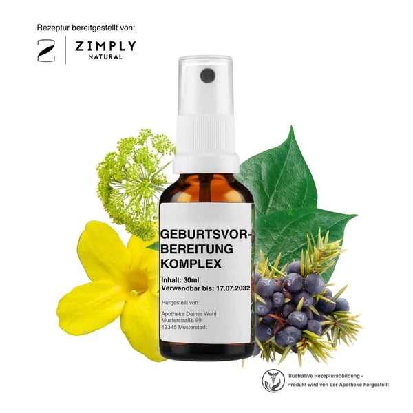 Zimply Natural GEBURTSVORBEREITUNG KOMPLEX - Pflanzbasierte Rezeptur 30 ml