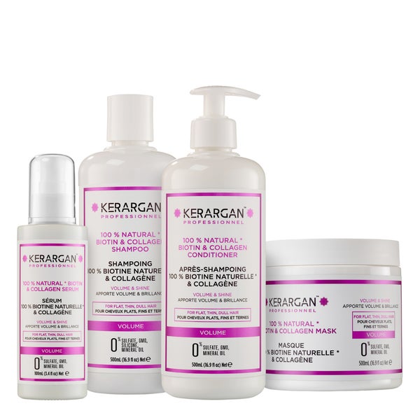 Kerargan - Volumen-Set mit Biotin & Kollagen 1600 ml