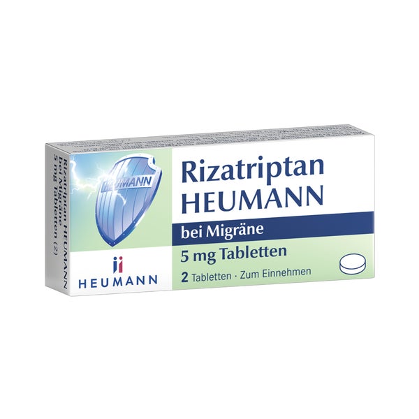 Rizatriptan Heumann Bei Migräne 5 Mg Tabletten 2 St