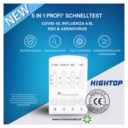 Hightop 5in1 Profi Antigen Test + Gratis Nanovio FFP2 20 St