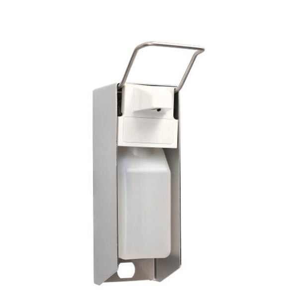 Medi-Inn Wandspender Aluminium, mit kurzem Armhebel, inkl. Leerflasche 500 ml 1 St