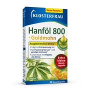 Klosterfrau Hanföl 800 Mg+goldmohn Weichkapseln 30 St
