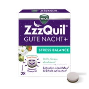 Produktabbildung: WICK ZzzQuil® Gute Nacht+ Stress Balance 28 St
