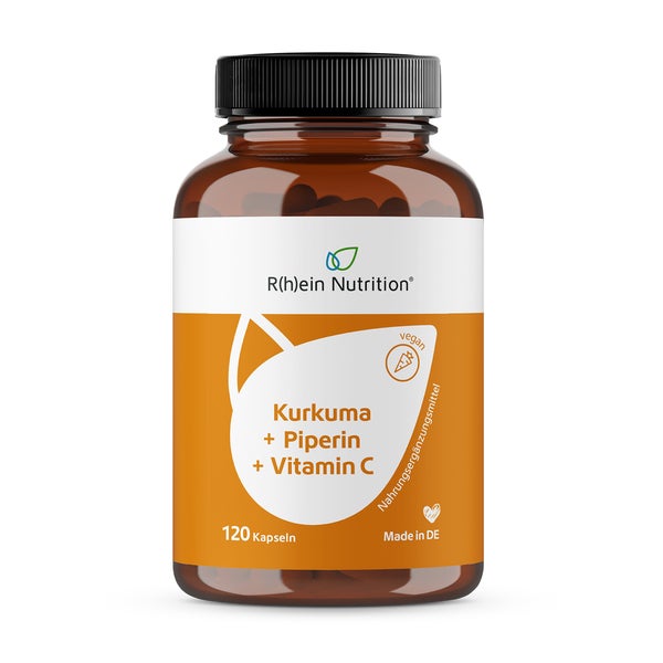 Kurkuma 95% Curcumin+piperin+vitamin C Vegan Kaps. 120 St