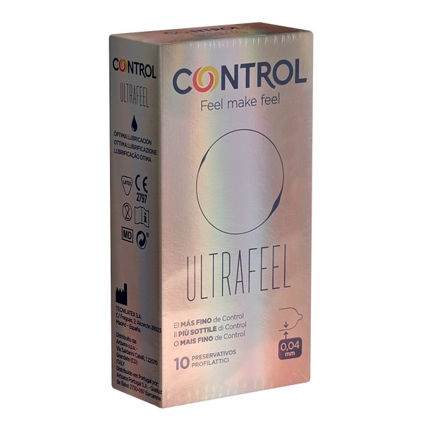 Ultra Feel – 10 ultradünne Kondome, 0,045 mm Wandstärke (10 Kondome) 10 St