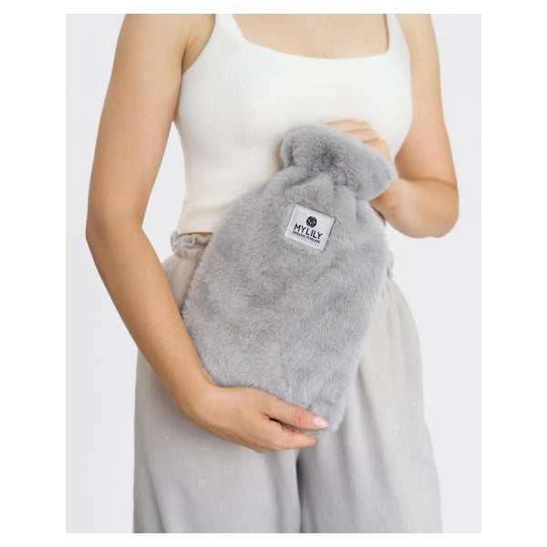 MYLILY Wärmflasche | Grau 1 St