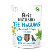 BRIT BRIT Dental Stick Teeth and Gums Kamille und Salbei dental Snack für Hunde zur Unterstützung der Zahngesundheit 0,251 kg