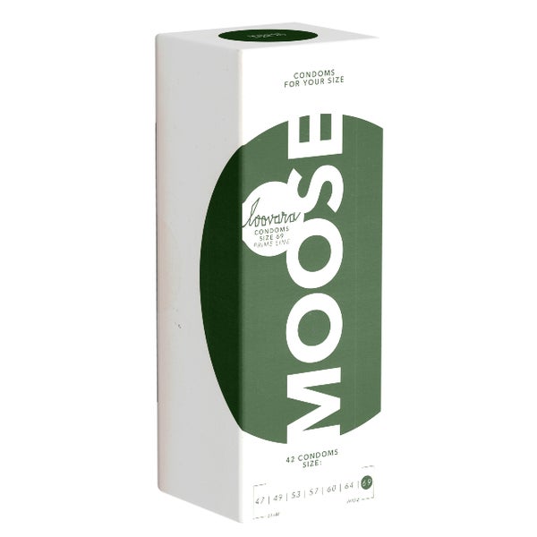 69 «Moose» strapazierfähige Maßkondome aus Fairtrade-Latex (42 Kondome) 42 St