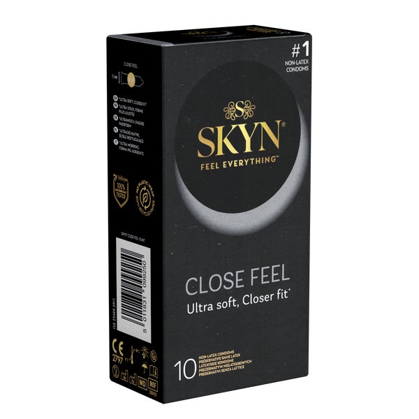 «Close Feel» 10 enge, latexfreie Kondome aus Sensoprène™ (10 Kondome) 10 St