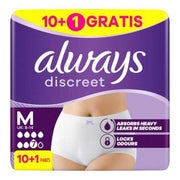 Multipack 2x Always Discreet Inkontinenz-Höschen Für Frauen, M, 11 Stück 1 St
