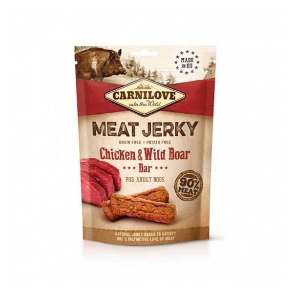 CARNILOVE Meat Jerky Chicken & wild boar 0,1 kg
