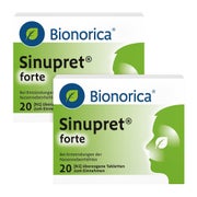 Produktabbildung: Sinupret forte Doppelpack 2X20 St
