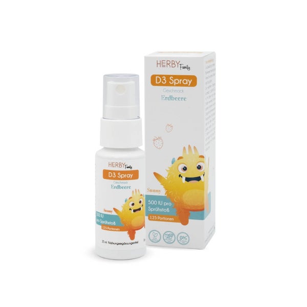 Herby Family Vitamin D3 Spray 25 ml