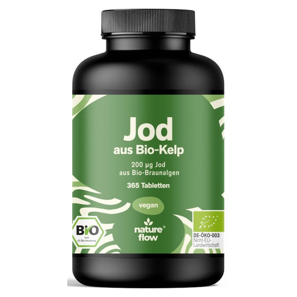 Jod Tabletten 200 µg - 365 Tabletten - Nature Flow 365 St