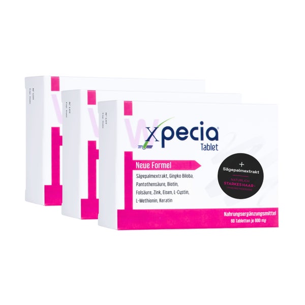 Xpecia gegen Haarausfall bei Frauen DHT Blocker 180 St