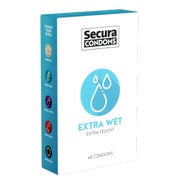 Extra Wet 48 stark befeuchtete Kondome (48 Kondome) 48 St