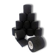 Produktabbildung: LisaCare latexfreie, kohäsiver Pflasterverband 5cm - Schwarz 12 St