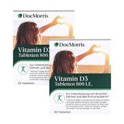 Produktabbildung: DocMorris Vitamin D3 Tabletten 800 I.E. Doppelpack 2X60 St