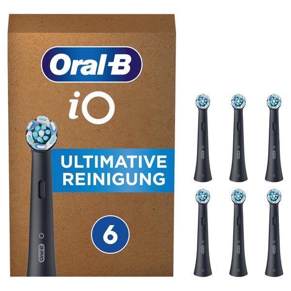 Oral-B iO Black Ultimative Reinigung Aufsteckbürsten 6 St