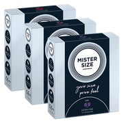 Produktabbildung: «Probierpack XXL» 9 Maßkondome, dünn, Größen 60, 64, 69mm (9 Kondome) 9 St