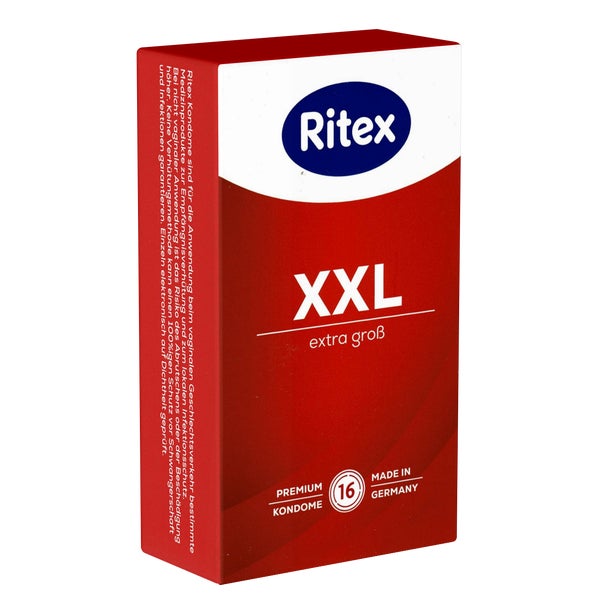 XXL extra groß ohne Latexgeruch 16 Kondome (16 Kondome) 16 St