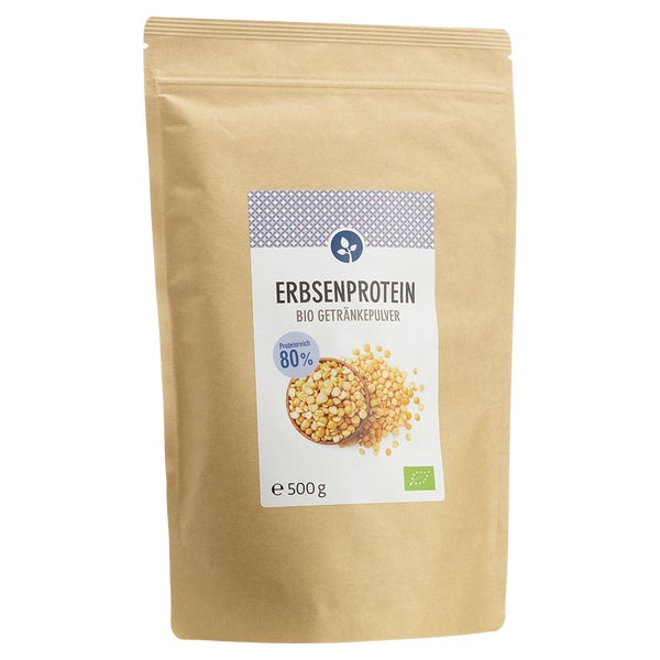 Erbsen Proteinpulver 80% Bio 500 g