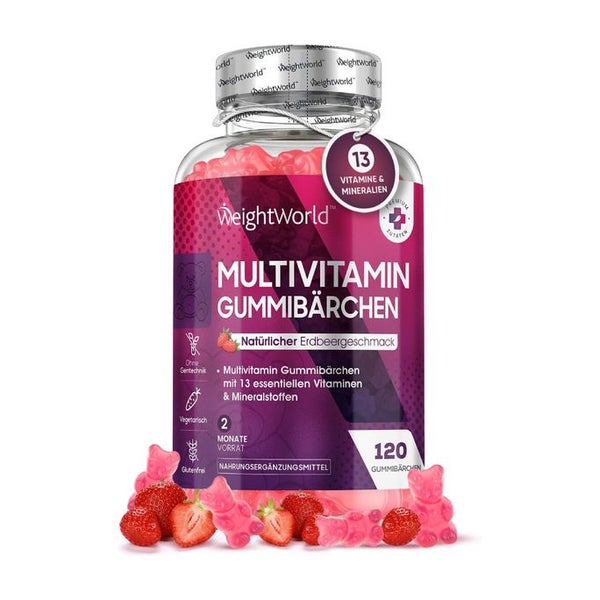 WeightWorld Multivitamin Gummibärchen 120 St