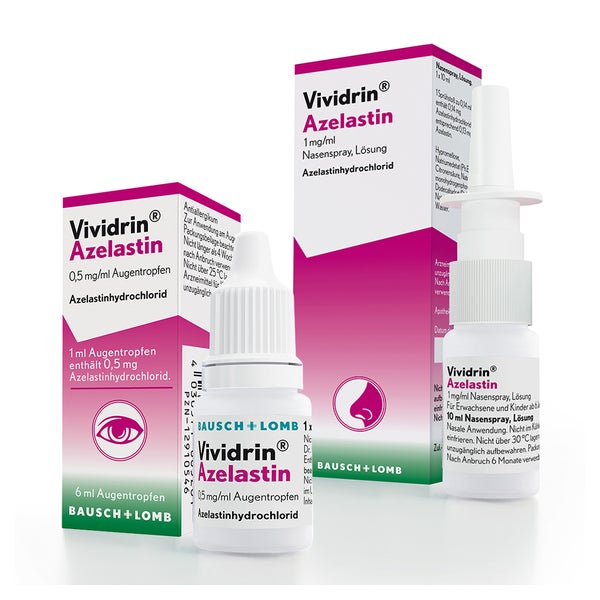 Vividrin Azelastin Nasenspray + AT Set 1 Set