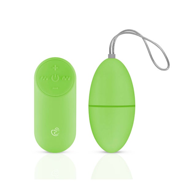 Easytoys - Vibro Ei Vibrator mit Fernbedienung - Grün 1 St